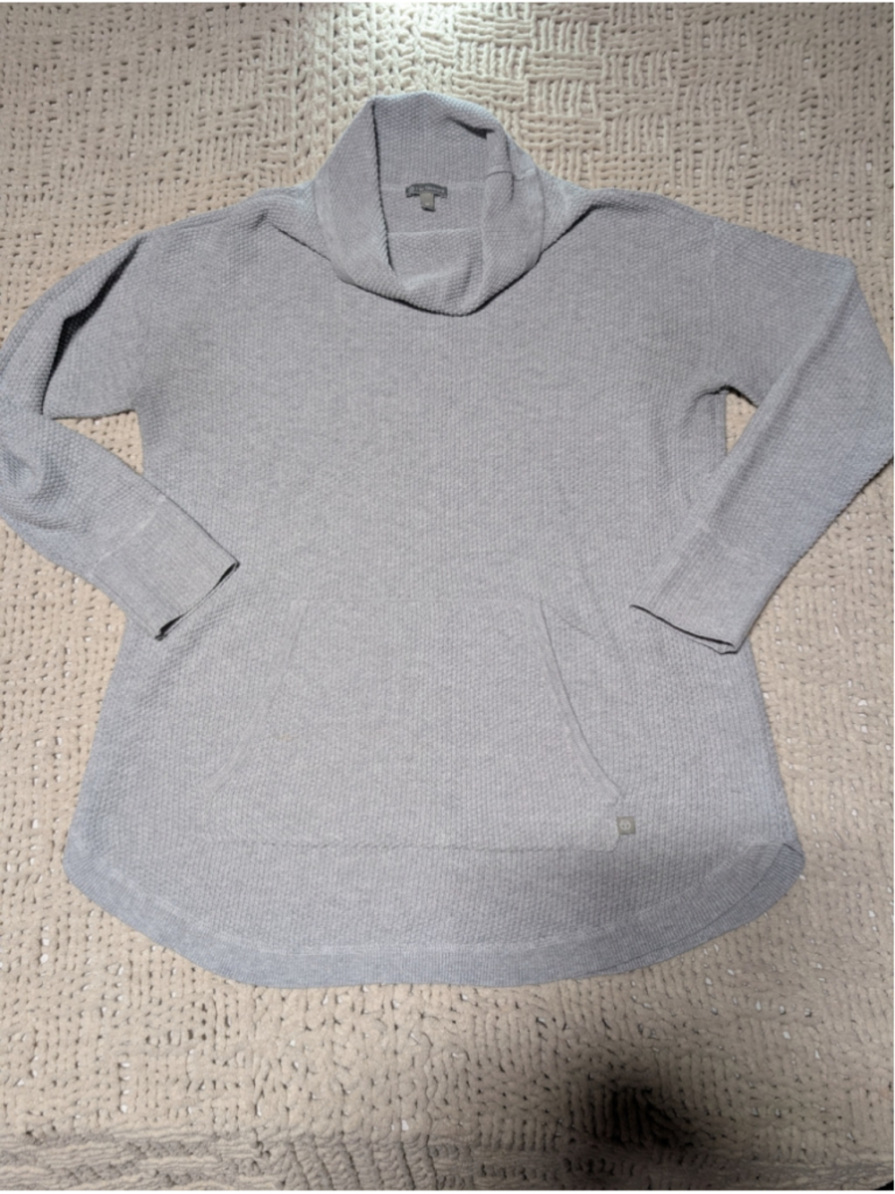 Women's T by Talbots Grey Cowl Neck Sweater Size M